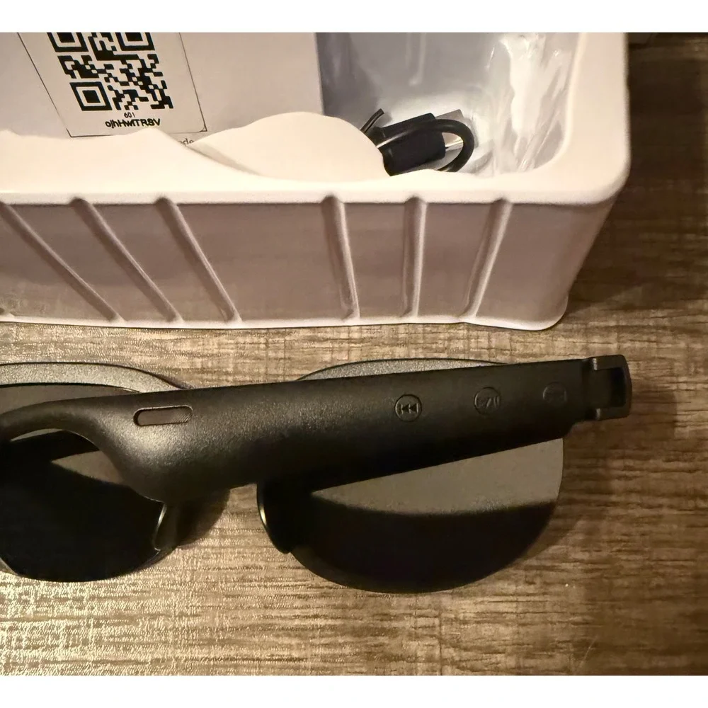 G58 Smart Audio Sunglasses Wireless 5.4 AI Stereo Bluetooth Black Open Ear Boxed